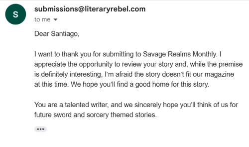 A Very Sweet Rejection that gives me Hope - Rebel Lit